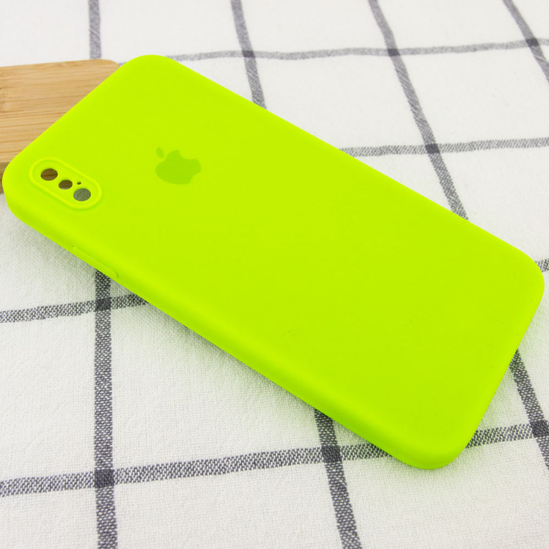 Чехол Silicone Case Square Full Camera Protective (AA) для Apple iPhone XS Max (6.5") Херсон - зображення 5