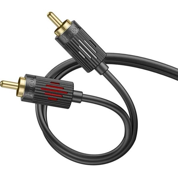 Кабель Hoco UPA29 2RCA to 2RCA 1m Black (Код товару:43508) Харьков - изображение 1