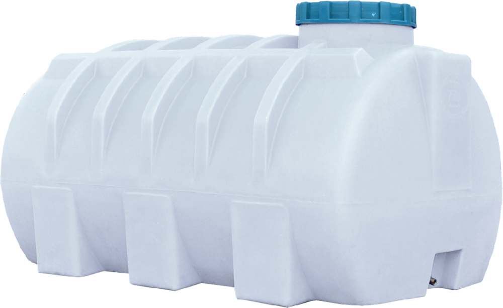 Емкость 750 л горизонтальная ГО ПБ белая Київ - зображення 1