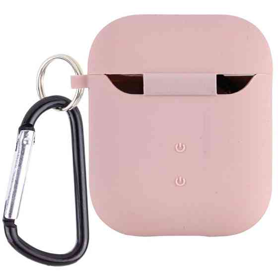 Силиконовый футляр с микрофиброй для наушников Airpods 1/2 Херсон