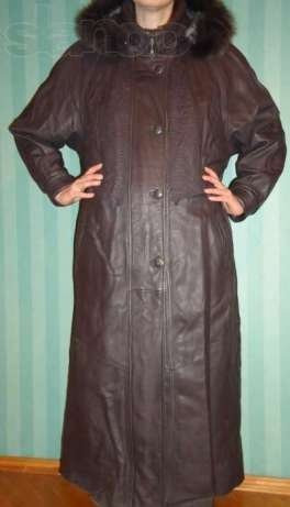 Кожаное пальто в отличном состоянии р. 48-50 Київ - зображення 1