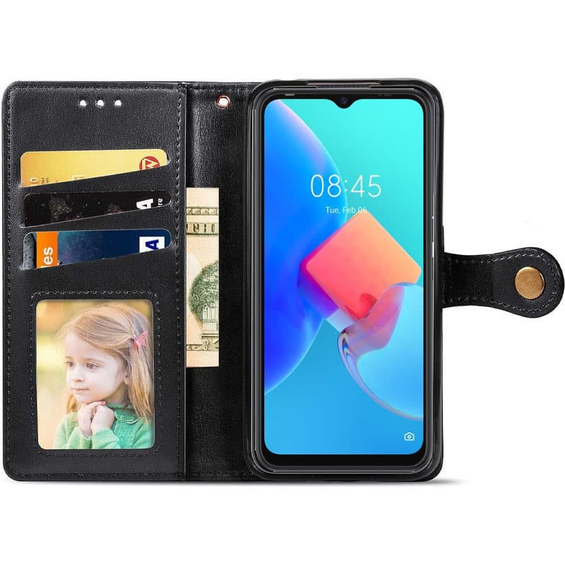 Кожаный чехол-книжка GETMAN Gallant (PU) для TECNO Spark 8C Херсон - зображення 4
