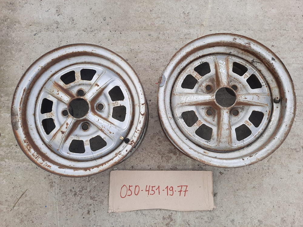ретро стальные диски Диски R13 4x100 GM Дніпро - зображення 2