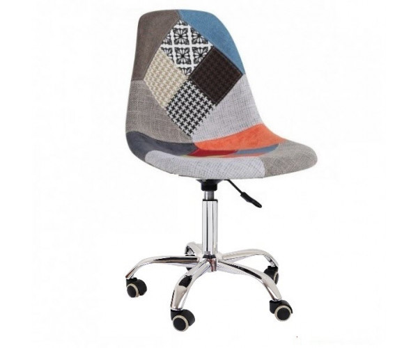 Офісне крісло Астер м'яке різнокольорова тканина Дніпро - зображення 3