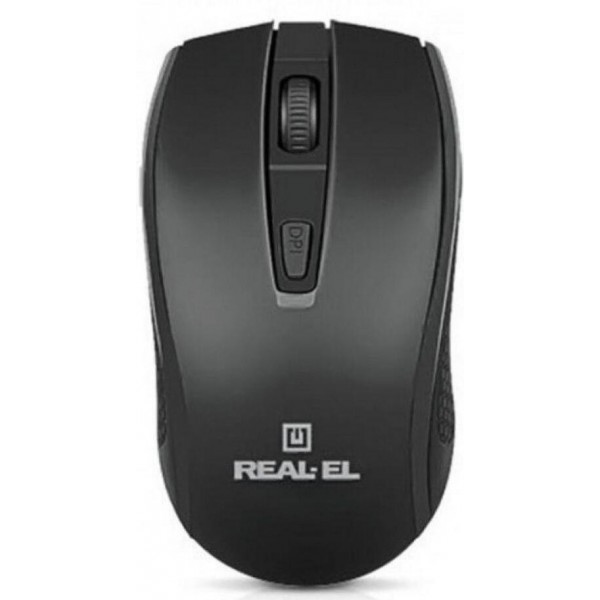 Мишка REAL-EL RM-308 USB Black (EL123200033) (Код товару:13925) Харків - зображення 1