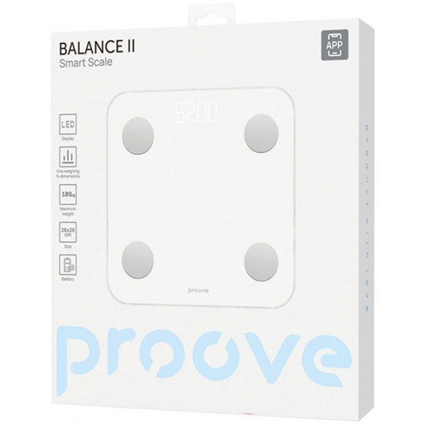 Ваги підлогові Proove Balance II White (SSBC20000002) Харків - зображення 4