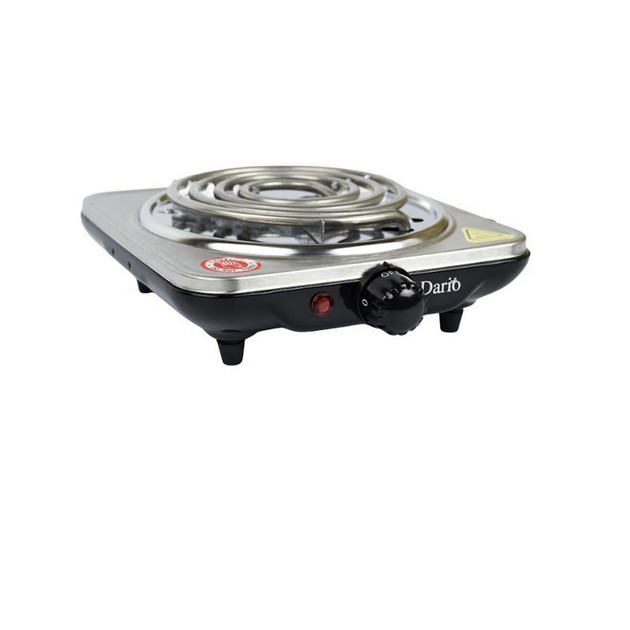 Электроплита Dario DHP151S 1.5 кВт серебристая Київ - зображення 2