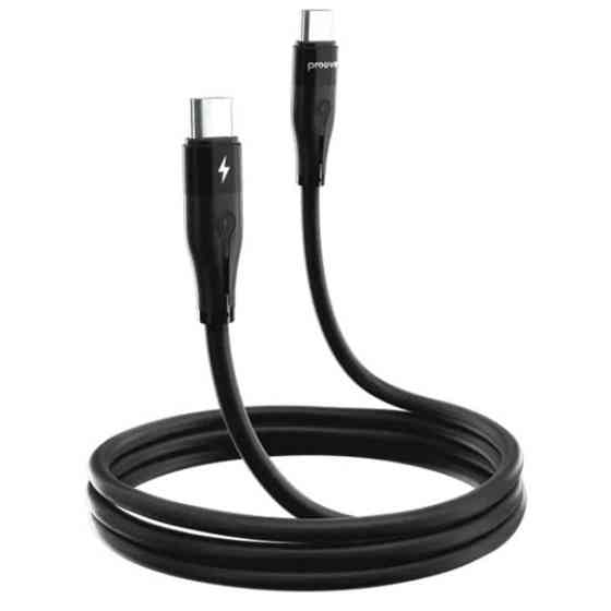 Кабель Proove Soft Silicone Type-C to Type-C 60W 2m Black (CCSO60002221) Харків