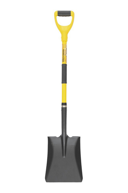 Лопата совковая MASTERTOOL 240х300х1100 мм порошковая покраска с фибергласовой ручкой и держаком 14- Харків - зображення 1