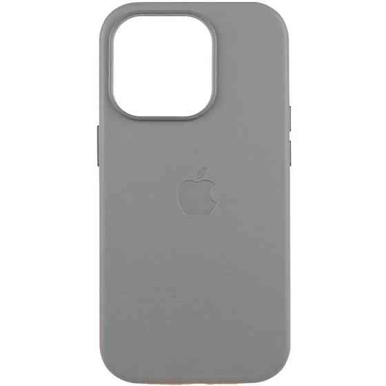 Кожаный чехол Leather Case (AAA) with MagSafe and Animation для Apple iPhone 16 Pro Max (6.9") Херсон