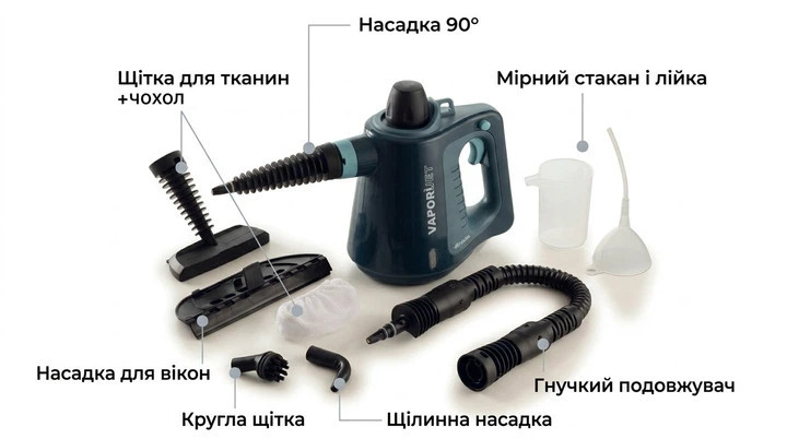 Пароочиститель Ariete ART-4137 GR 1050 Вт зеленый Киев - изображение 10