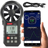 Анемометр крыльчатый USB, Bluetooth 0,3-30м/с, -10-45°C WINTACT WT87B Харків