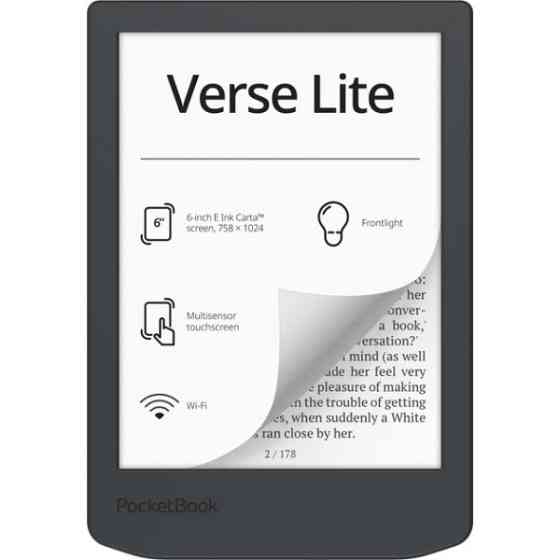 Електронна книга Pocketbook 619 Verse Lite Midnight Grey (PB619-T) (Код товару:41394) Харків