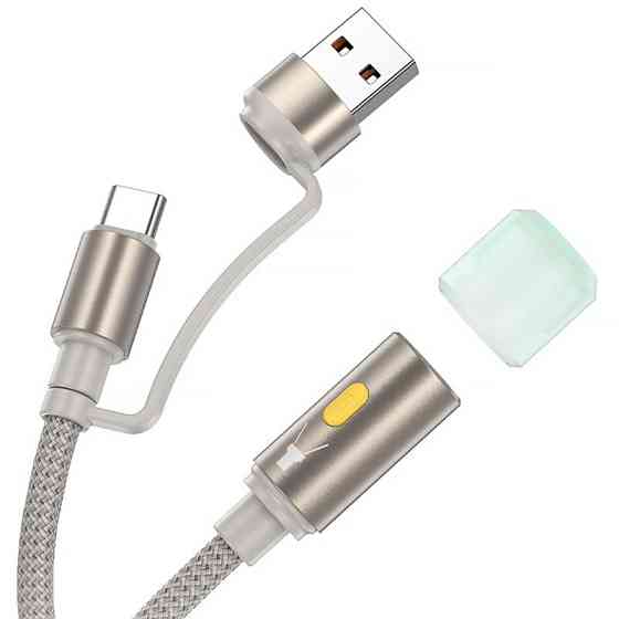 Кабель-светильник Hoco UA38C USB/Type-C to LED (0.3m) Херсон