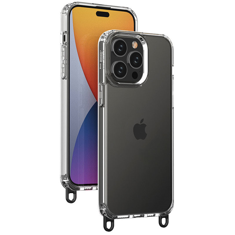 Чехол TPU Transparent with Straps для Apple iPhone 14 Pro Max (6.7") Херсон - изображение 3