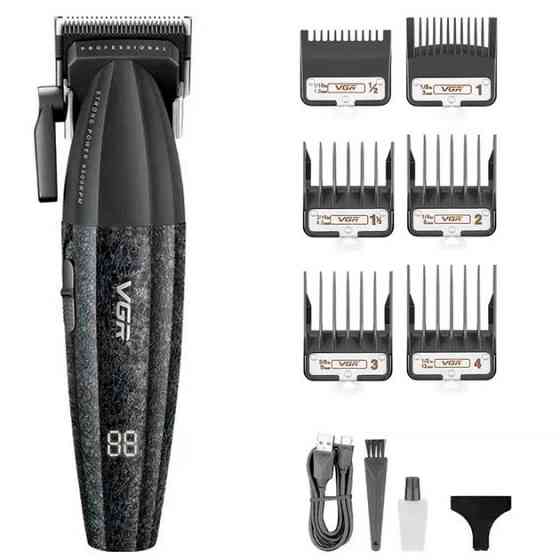 Машинка для стрижки VGR V-640C BLACK черная Київ