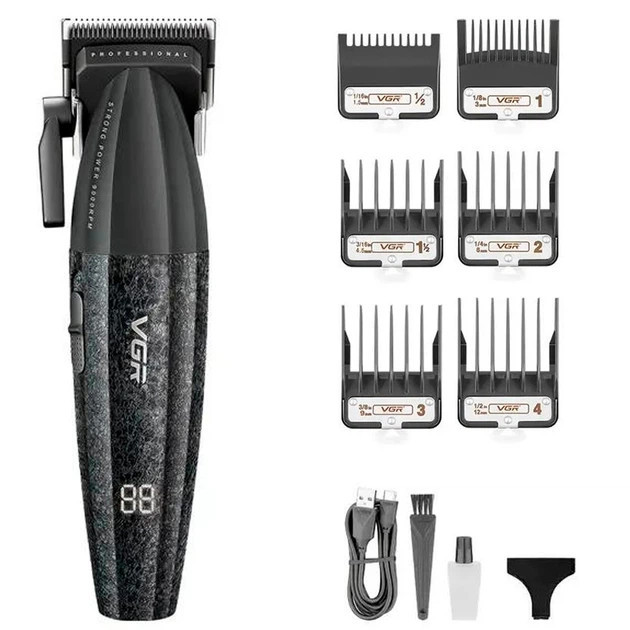 Машинка для стрижки VGR V-640C BLACK черная Киев - изображение 1