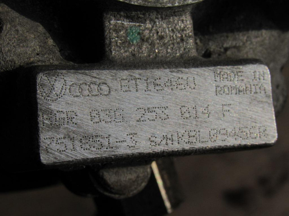 Турбина 77 кВт VW Caddy 1.9 tdi 2004-2010 (036253014F) Ковель - зображення 4