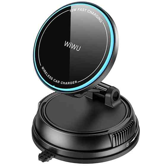 Автодержатель с БЗУ WIWU CH-326 Universal Vacuum Suction Magnetic 15W Херсон