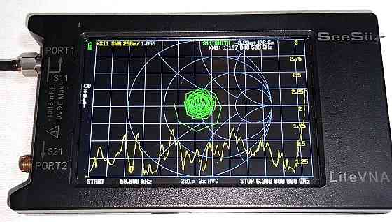 Антенна логопериодическая 50KHz-6GHz 7dB 50W SL10 mini, SMA-female + переходник (10947) Дніпро