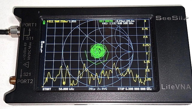 Антенна логопериодическая 50KHz-6GHz 7dB 50W SL10 mini, SMA-female + переходник (10947) Дніпро - зображення 3