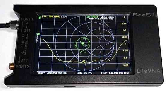 Антенна дипольная 410-530MHz 6dBi, до 50W, кабель RG 174U 1,5 м, SMA-male (10473) Дніпро