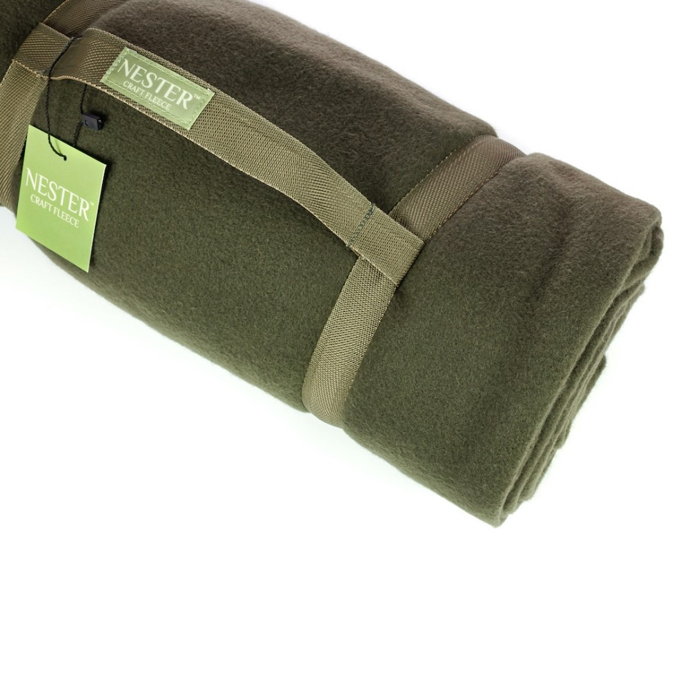 Плед тактичний з флісу Nester Haki 150*175 хакі з чохлом Киев - изображение 5