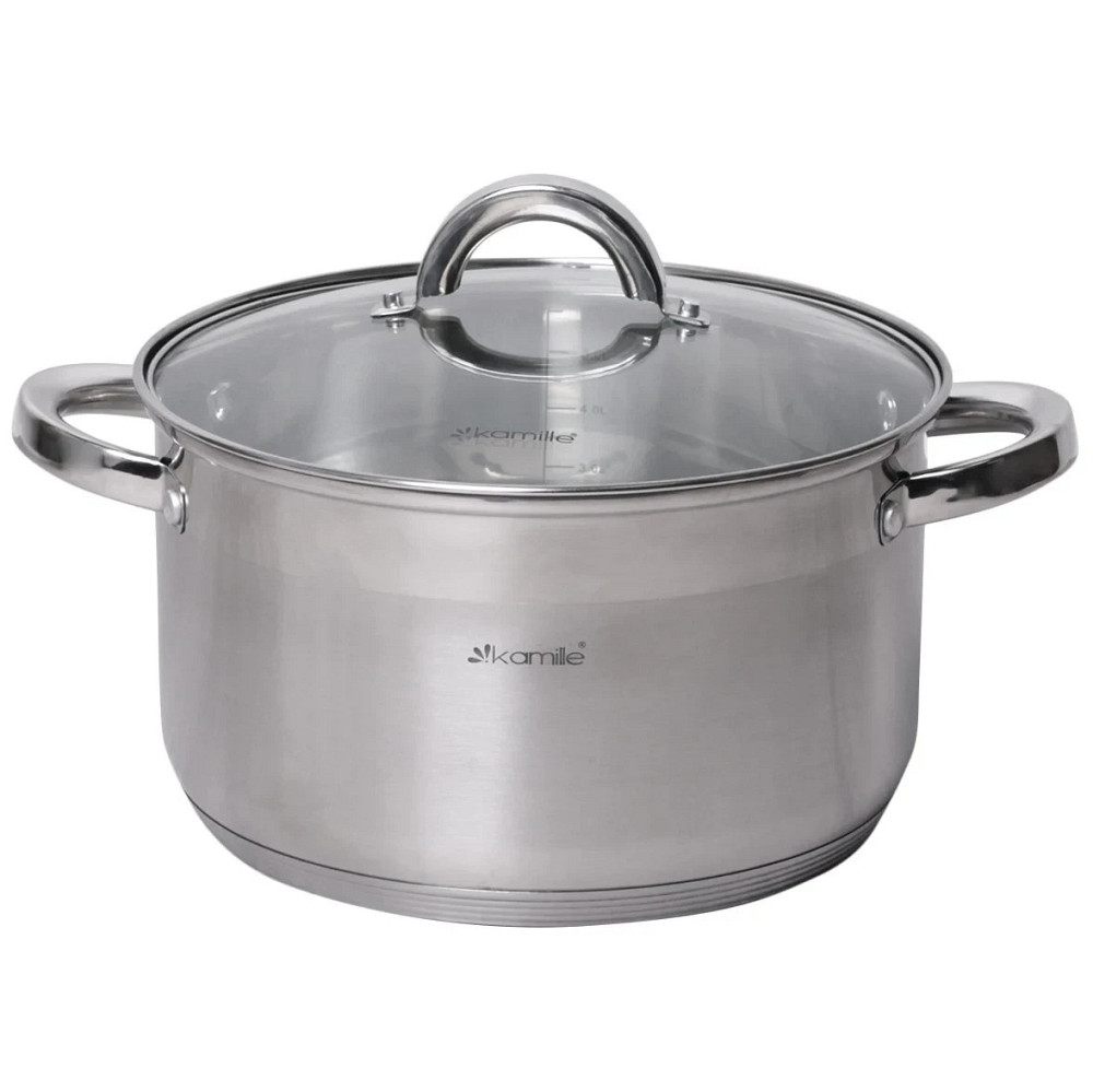 Каструля Kamille KM-5624S 6.5л 24 см Київ - зображення 1