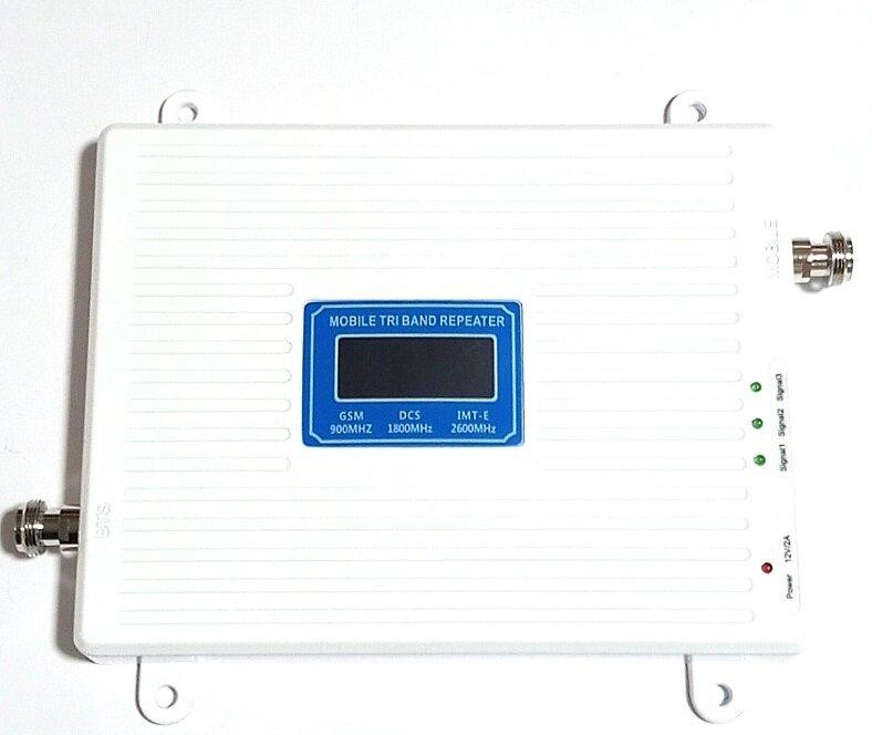 Усилитель сигнала мобильной связи трехдиапазонный KD-2065 900/1800/2600 МГц, 500-600 кв. м. Днепр - изображение 1