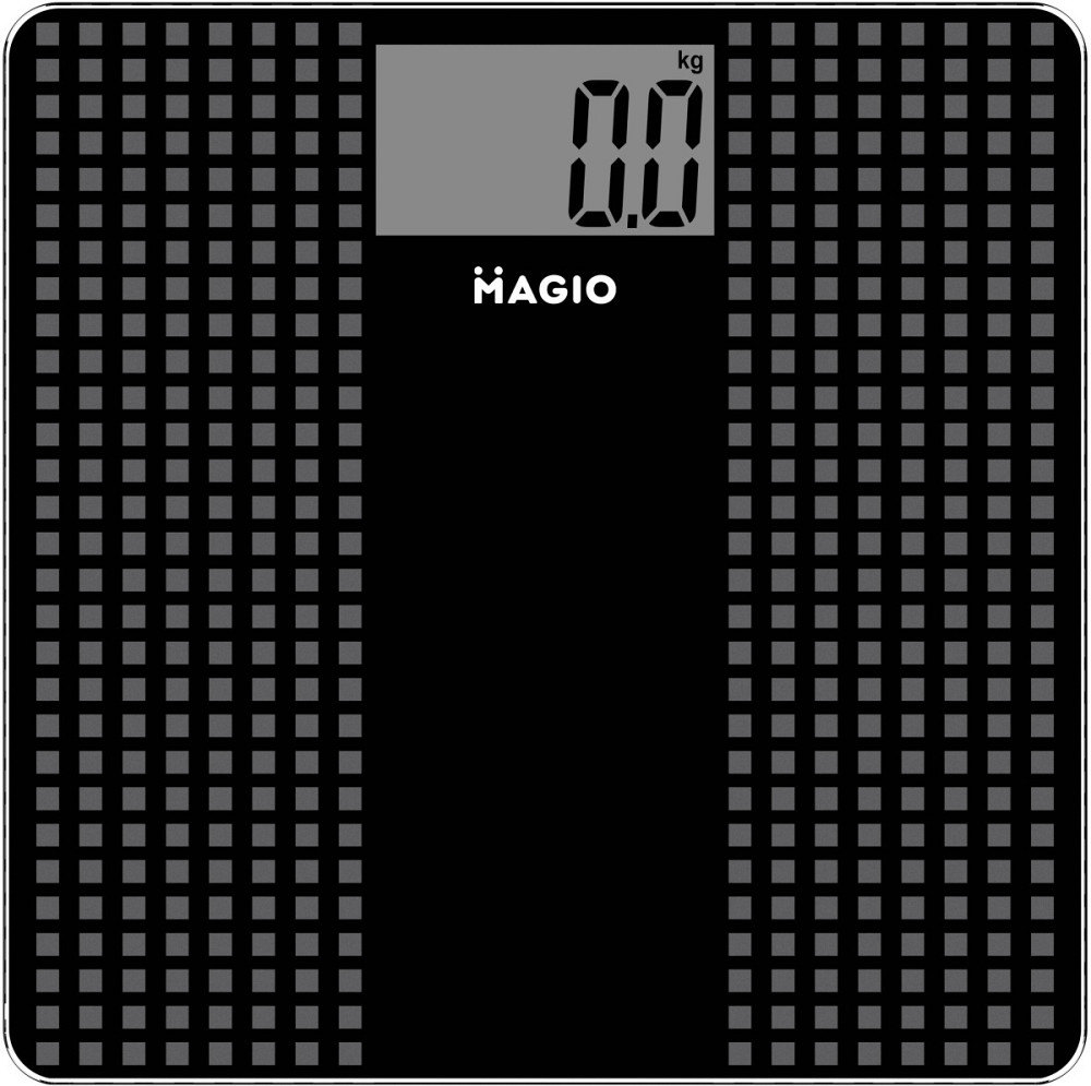 Весы напольные Magio MG-801 180 кг черные Київ - зображення 5