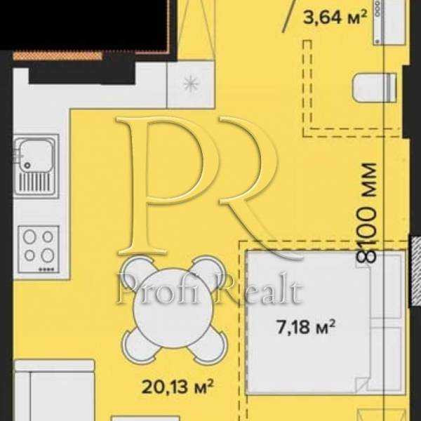 продажа 1-к квартира Киево-Святошинский, Софиевская Борщаговка, 34000 $  - изображение 1