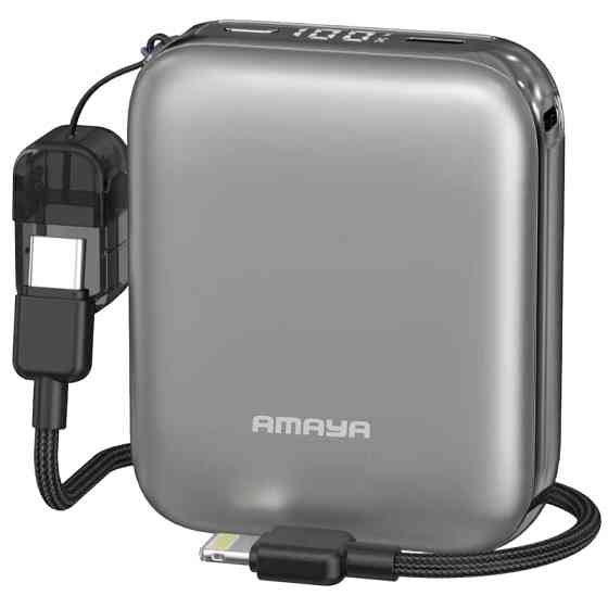 Уценка Портативное ЗУ Power Bank Amaya F001C PD20W with cable 10000 mAh Херсон