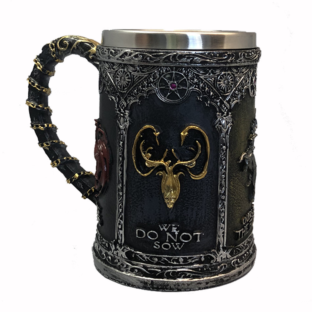 Кружка Чашка Бокал 3D  Нержавеющая Сталь Игра Престолов Game Of Thrones Winter Coming Киев - изображение 10