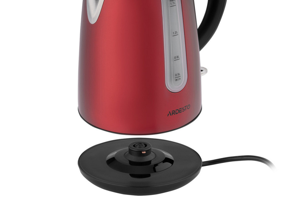 Электрочайник Ardesto EKL-F300R 1.7 л красный Київ - зображення 7