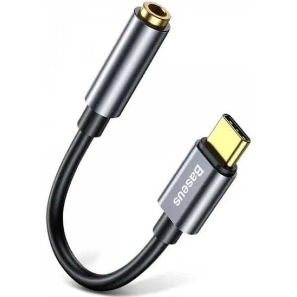 Перехідник Baseus L54 Type-C to 3.5mm Gray (CATL54-0G) Харків - зображення 4