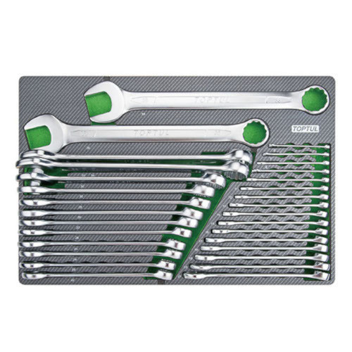 Набор ключей комбинированных 6-38мм 30ед. (в ложементе) TOPTUL GED3025 Харків - зображення 1