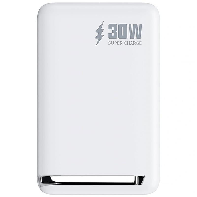 Портативное ЗУ Power Bank WIWU Wi-P031 Magnetic с БЗУ Qi2 30W 10000 mAh Херсон - зображення 6