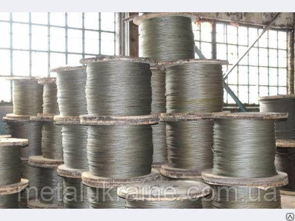Трос стальной 15мм ГОСТ 3077-80 Київ - зображення 1