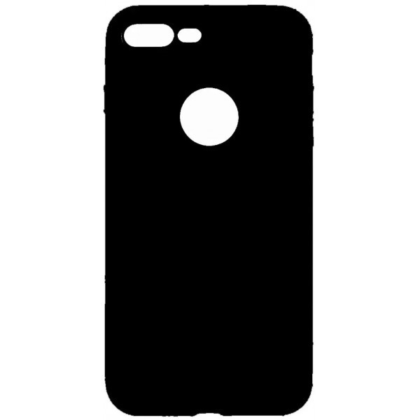 Apple Чохол силіконовий з вирізом під яблуко для iPhone 7 Plus/8 Plus Black (Код товару:12455) Харьков - изображение 2