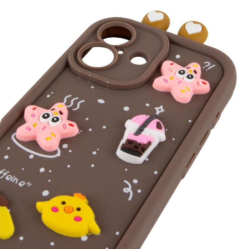Чехол TPU Toys Case with Ears для Apple iPhone 16 (6.1") Херсон - зображення 4