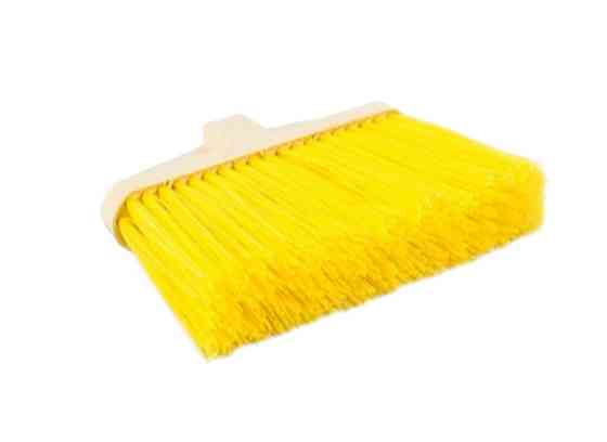 Метла уличная плоская MASTERTOOL YELLOW пластиковая колодка, 240 x 40 x 135 мм, без черенка 14-6531 Харків