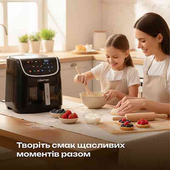 Мультипечь Liberton LAF-3212 1800 Вт черная Киев