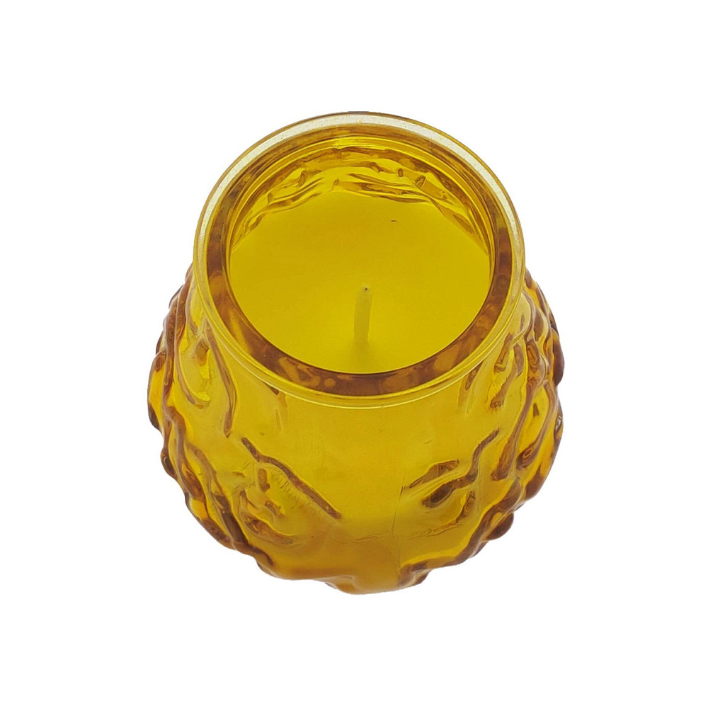 Свеча от насекомых с цитронеллой в стакане желтом Одесса - изображение 2