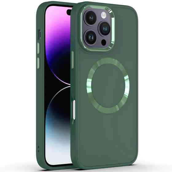 TPU чехол Bonbon Metal Style with MagSafe для Apple iPhone 16 Pro Max (6.9") Херсон