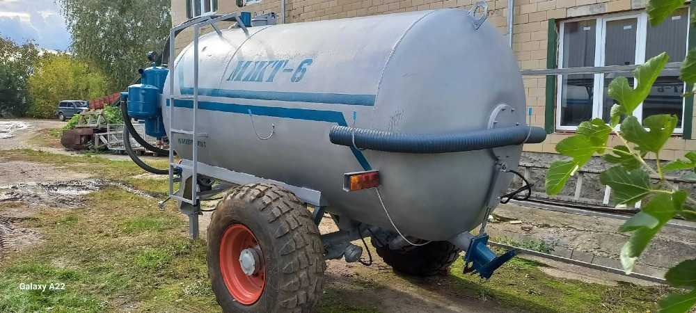 Бочка навоз МЖТ-6 (6м3) вакумна з розкидачем від виробника Біла Церква - зображення 2