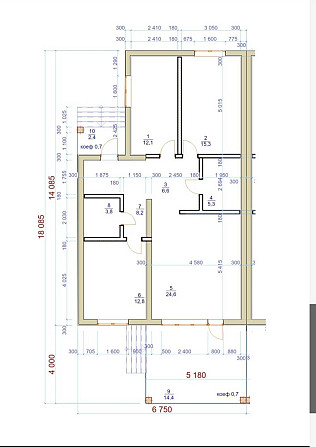 продажа 3-к дом Киево-Святошинский, Хотов, 80000 $  - зображення 3