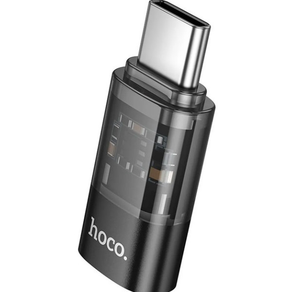 Адаптер Hoco UA36D Type-C to Lightning (M/F) Black Харьков - изображение 8