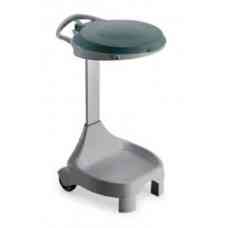 Контейнер для мусора серый 120л (2колеса,2ножки) Киев