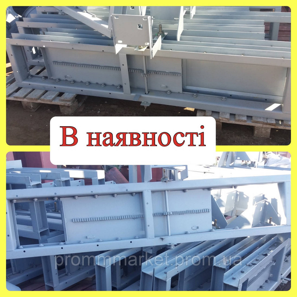 Засувка рейкова з мотор-редуктором 300х300 Дніпро - зображення 1