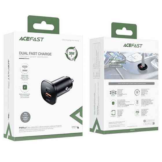 АЗУ Acefast B1 mini PD20W+QC3.0 total 38W (1USB-A/1C) Херсон